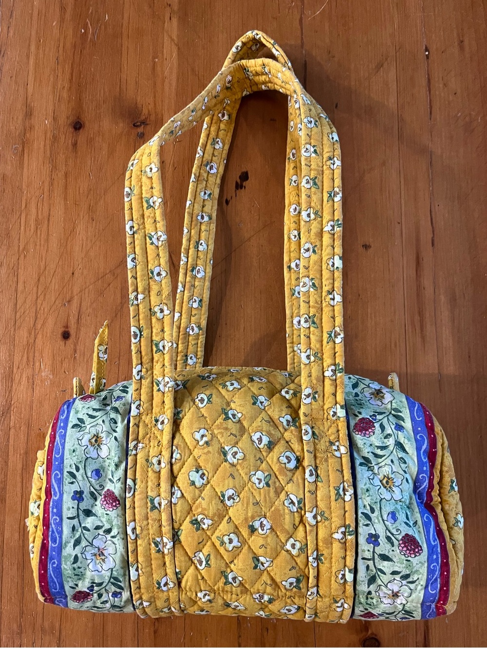 MaggiB Floral Quilted Small Tote Purse Shoulder Cottagecore Bag